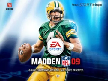 Madden NFL 09 (USA) screen shot title